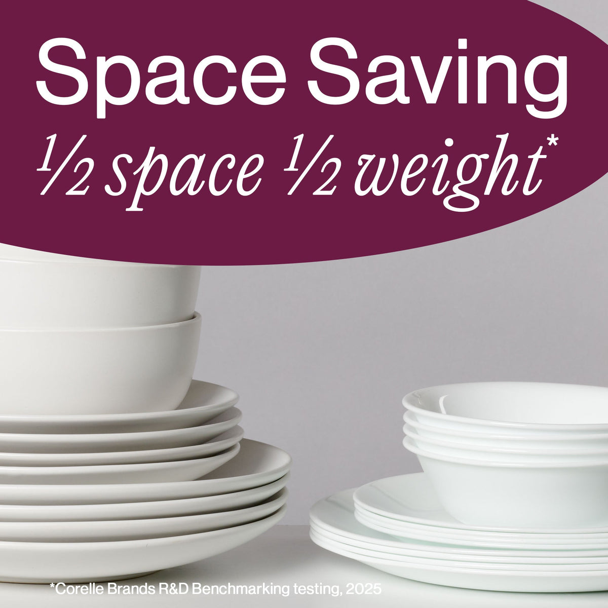 Winter Frost White 50-piece Dinnerware Set, Service for 8, EXCLUSIVE
