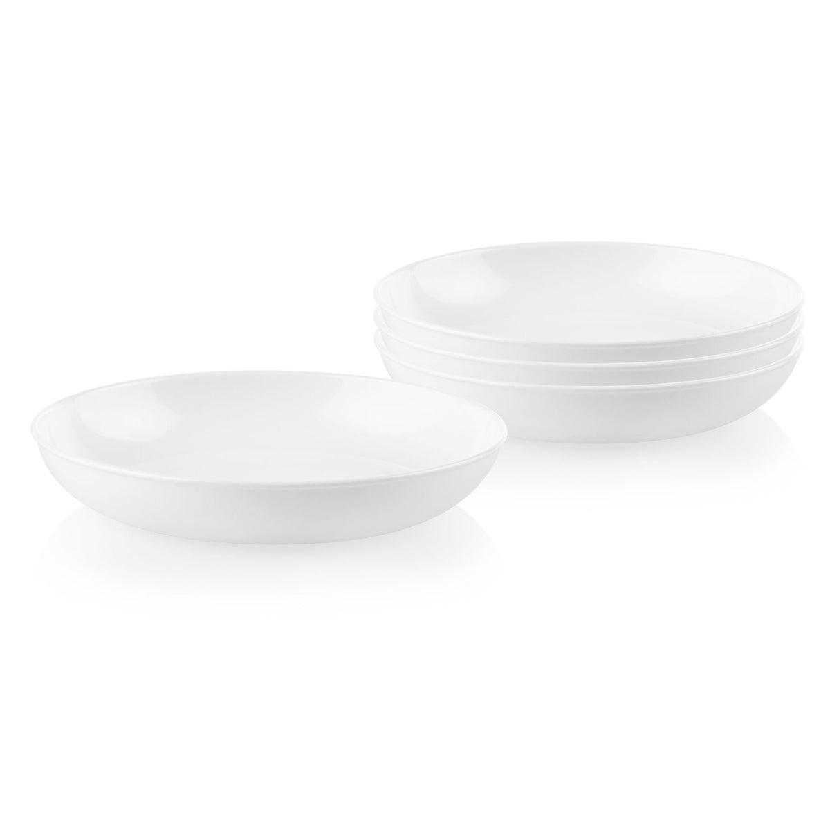 Winter Frost White Dinnerware Set – Service for 8 + Meal Bowls