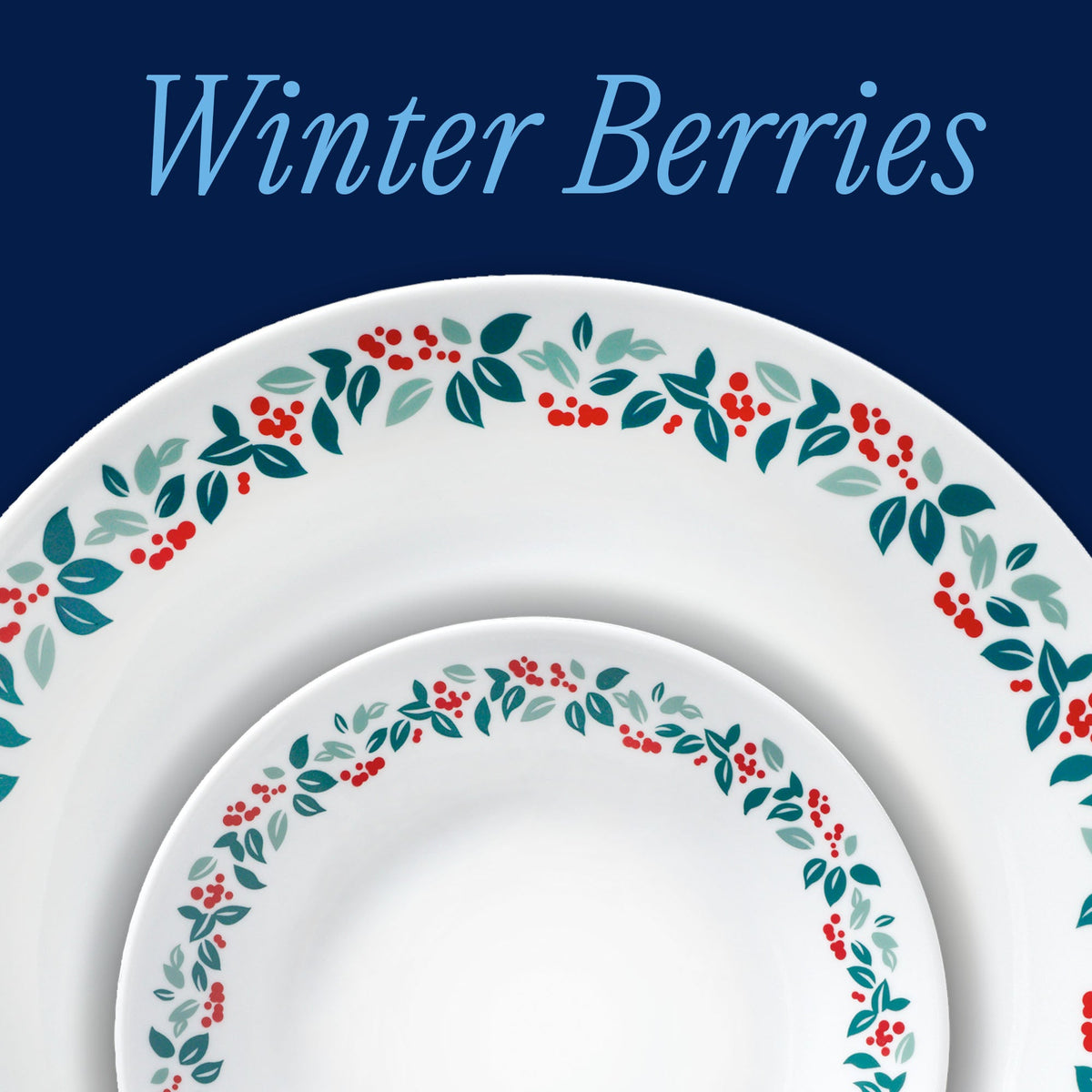 Winter Berries 12-piece Dinnerware Set, Service for 4