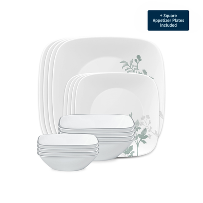 Amalie Dinnerware Set – Service for 4 + Appetizer Plates