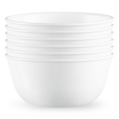 Winter Frost White Dinnerware Set – Service for 6 + Soup Bowls