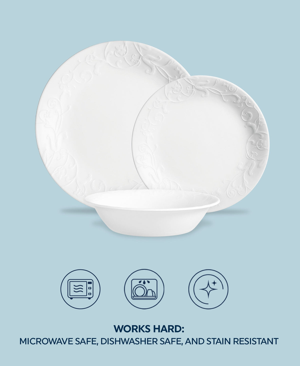 Bella Faenza Dinnerware Set – Service for 6 + Serving Bowl