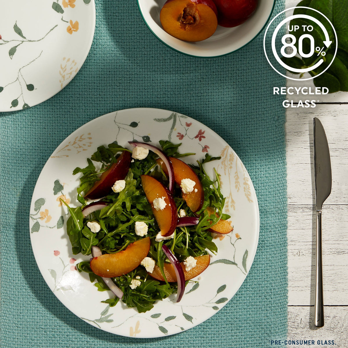 Wildflower Scatter 12-piece Dinnerware Set, Service for 4