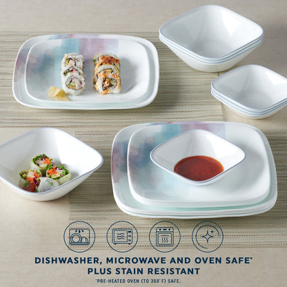 Aquarello 16-piece Dinnerware Set, Service for 4