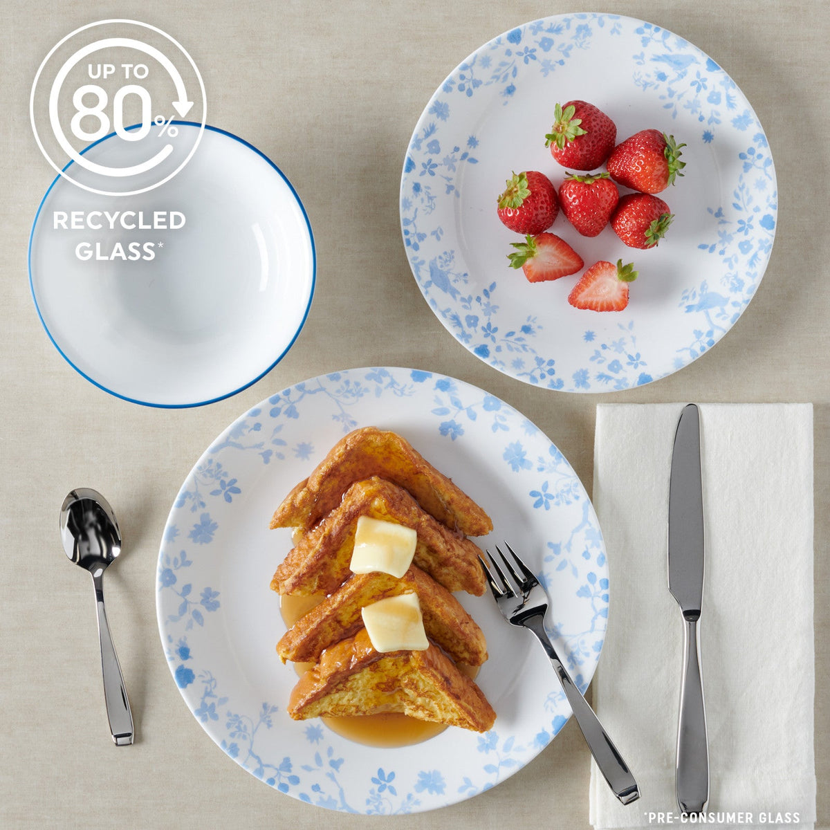 Garden Song 12-piece Dinnerware Set, Service for 4