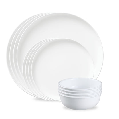Modern Rounds 12-piece Dinnerware Set, Service for 4
