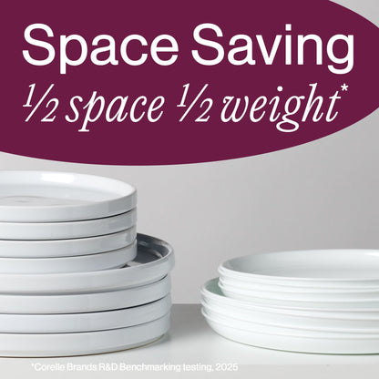 Modern Rounds 12-piece Dinnerware Set, Service for 4