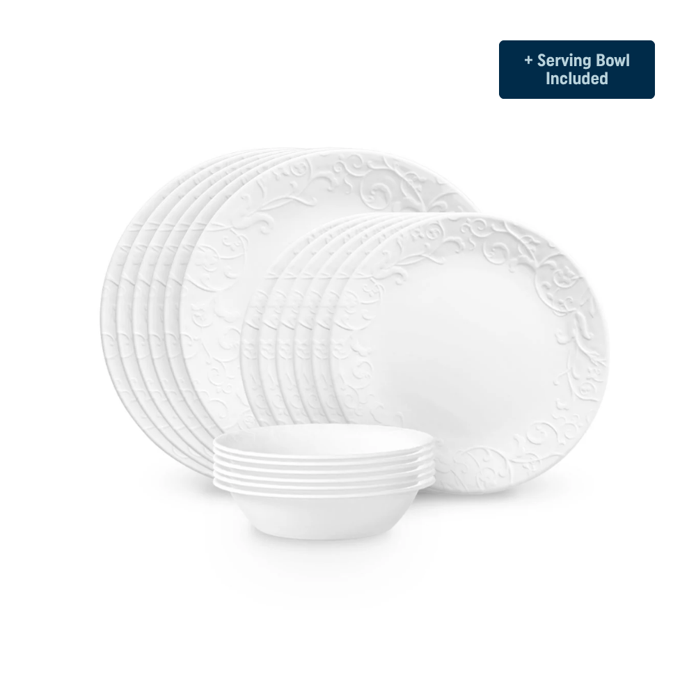 Bella Faenza Dinnerware Set – Service for 6 + Serving Bowl